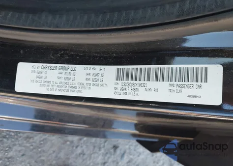 2012 Chrysler 200 Limited z USA, uszkodzony, nr VIN 1C3CCBCG5CN106321